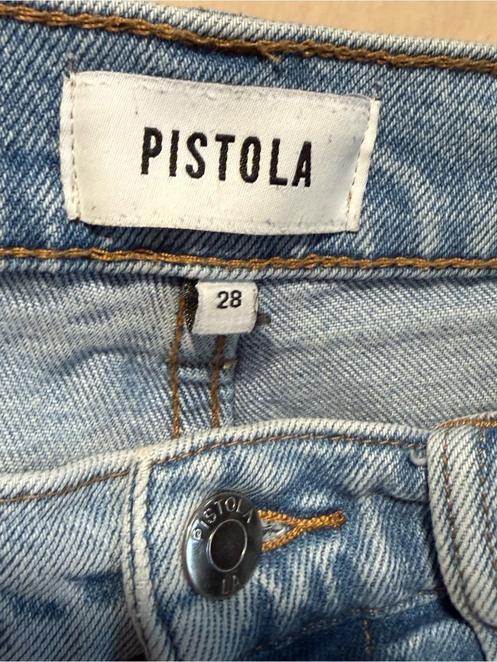 PISTOLA Light Wash Distressed Women’s Jeans SIZE 28 - Picture 6 of 8
